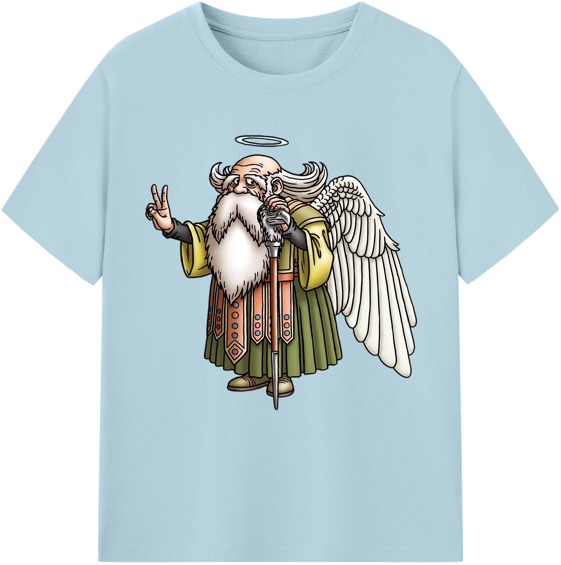 （画像用） ドラゴンクエスト Doragon Kuesuto Dragon Quest 綿100％半袖Tシャツ（フロントプリント）